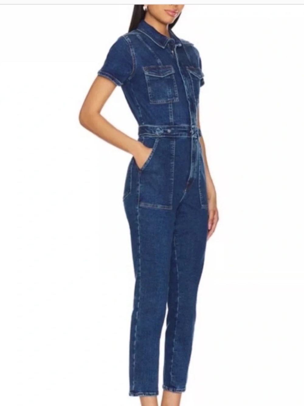 Good American Fit For Success Jumpsuit NWT